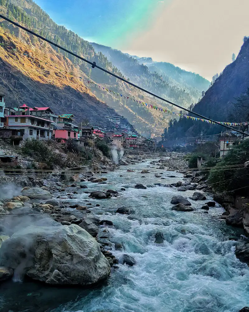 A Himalayan river valley