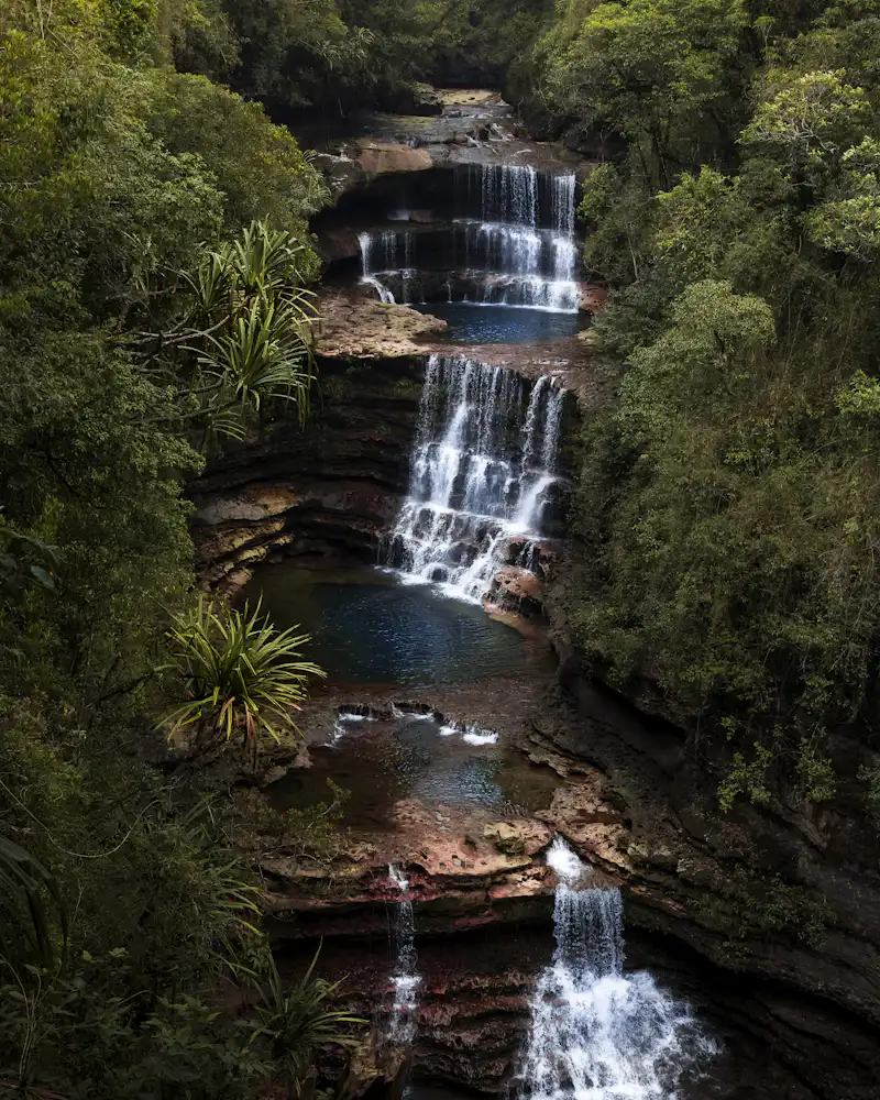 Waterfall in Meghalaya